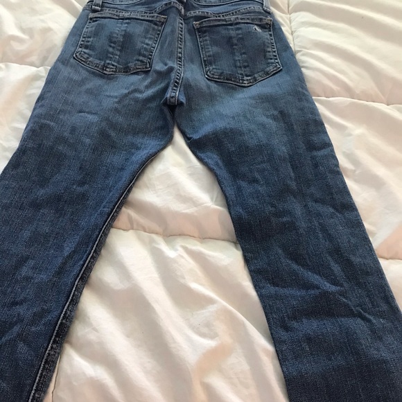 Rag and Bone jeans dark wash high rise skinny - Picture 2 of 5